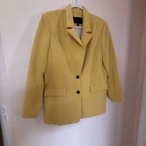 BANANA REPUBLIC Yellowish/green Women's oversized Blazer. Size 6